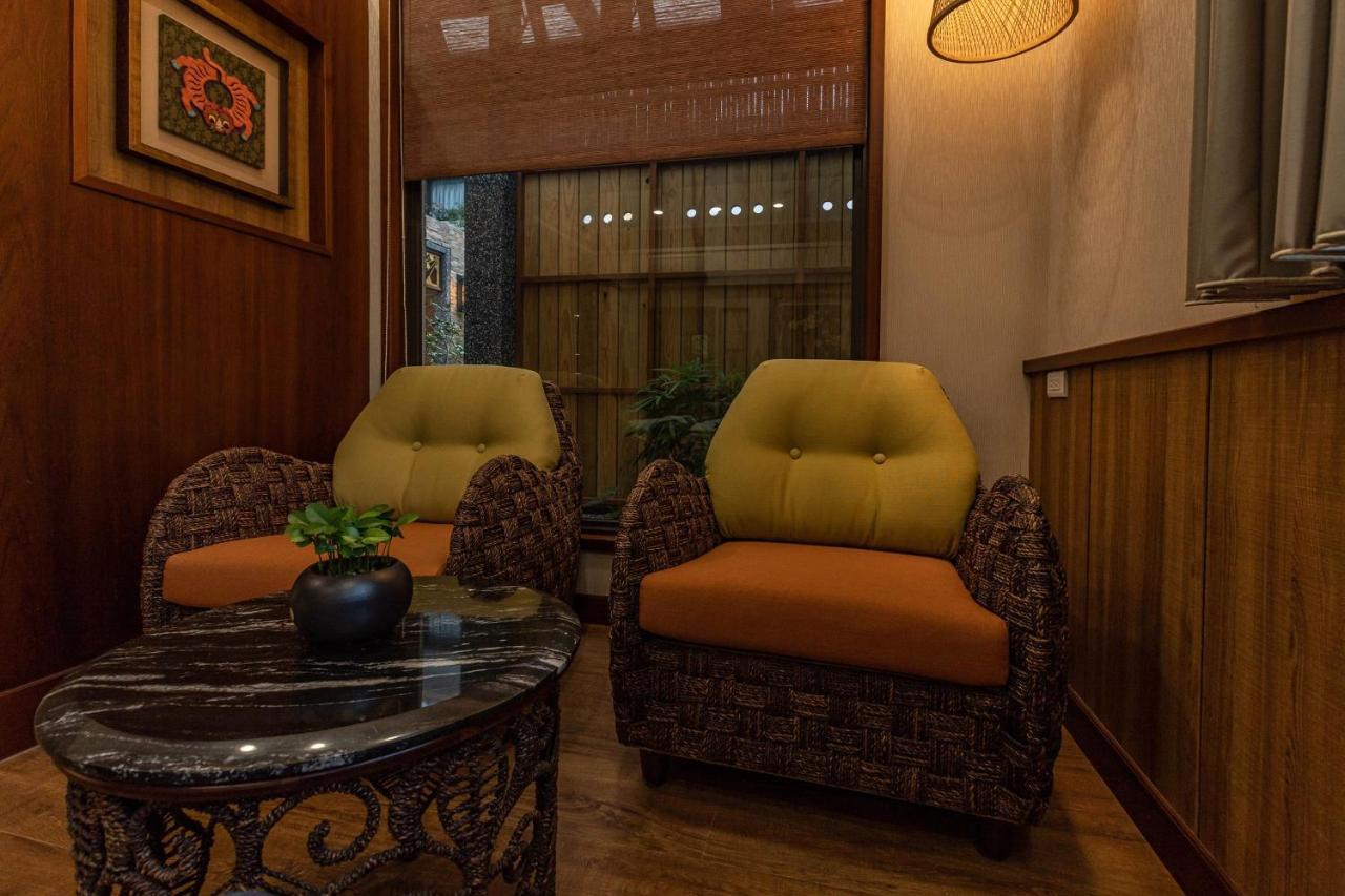 Apartamento 山花映水紅莊園民宿 Yuemei Exterior foto